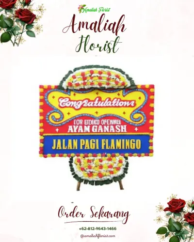 Bunga Papan Congratulation di 14 Ulu